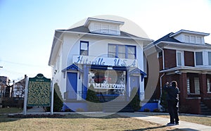 Detroit Motown Museum visitor